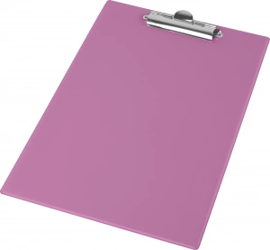 Deska z klipem (podkład do pisania) Panta Plast pastel A4 - różowa (0315-0002-29)