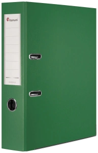 Segregator dźwigniowy Titanum A4 zielony 75mm (06)