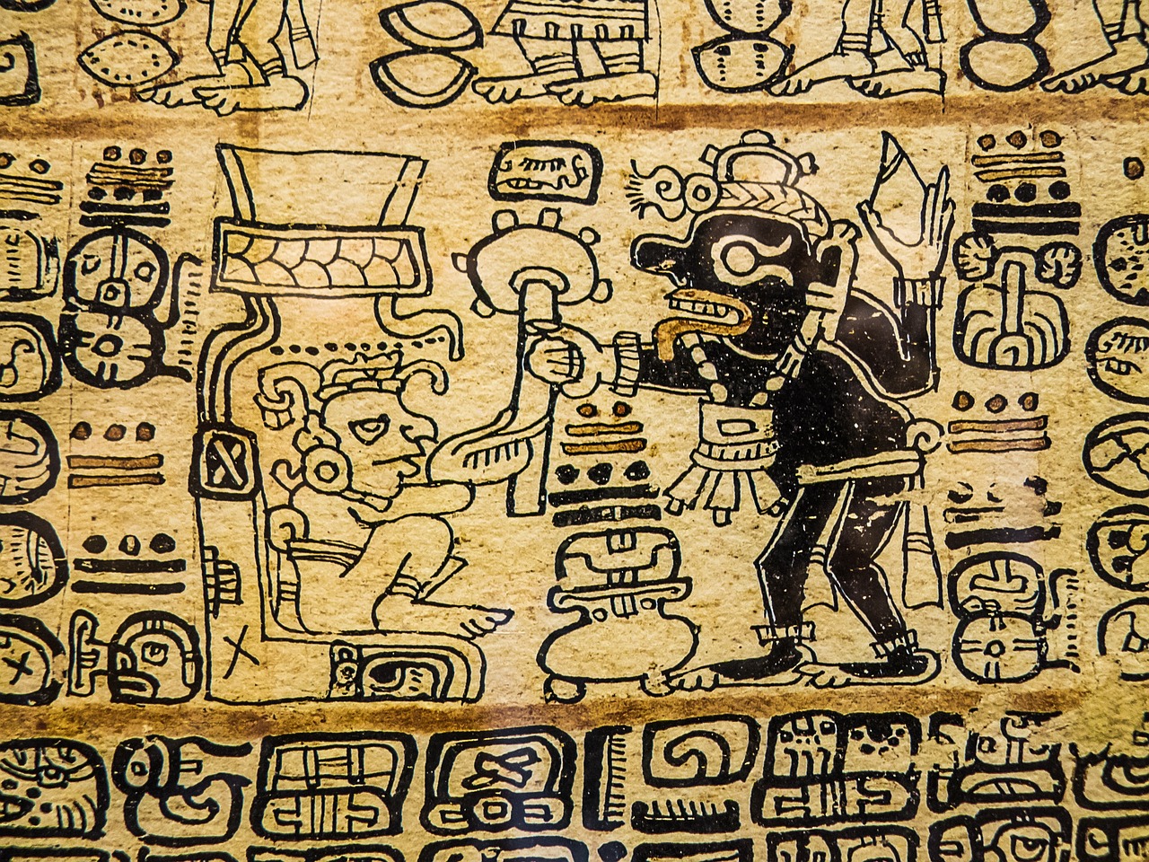 starożytne hieroglify zdjęcie